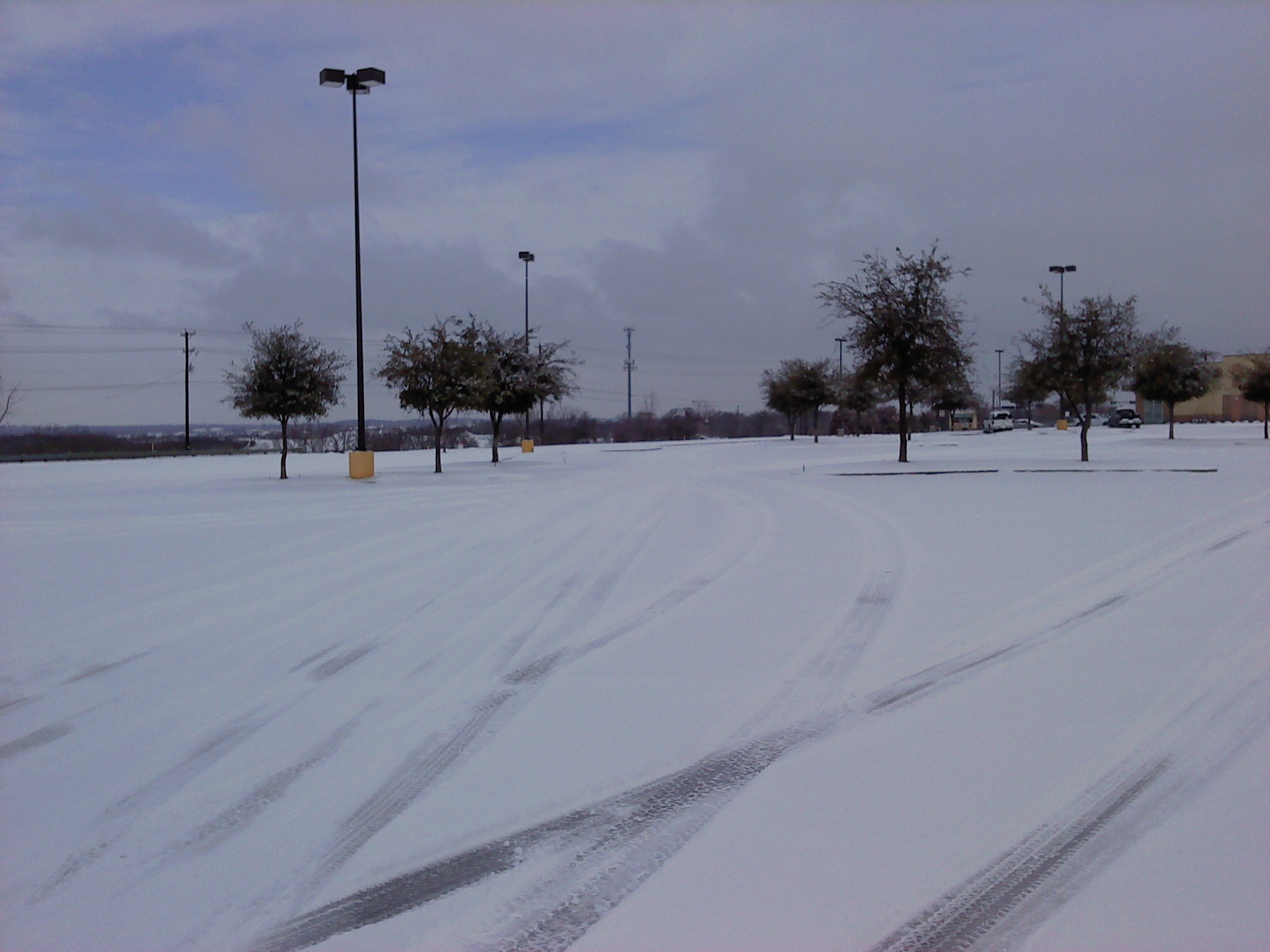 Parking lot a North Richland Hills Store