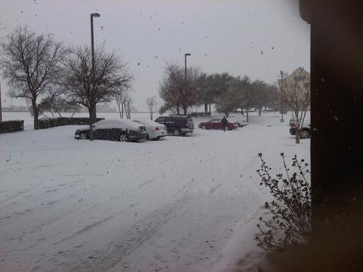 Parking lot a North Richland Hills Store