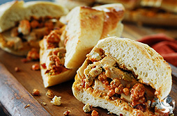 Buffalo Chicken French Bread