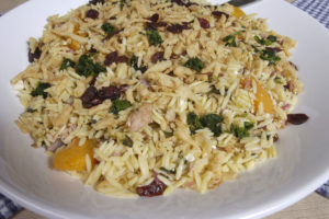 Spinach & Bacon Orzo Salad