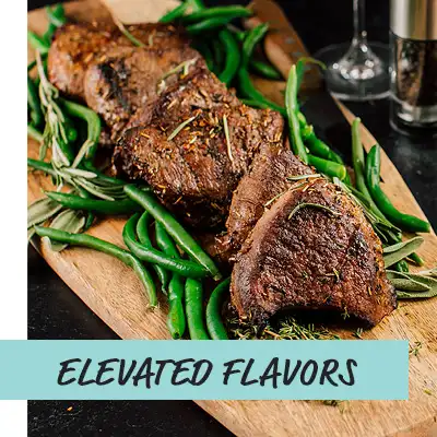 Herb Crusted Steaks