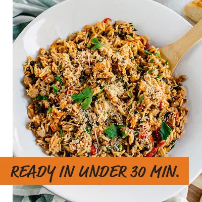 Italiano Chicken and Orzo
