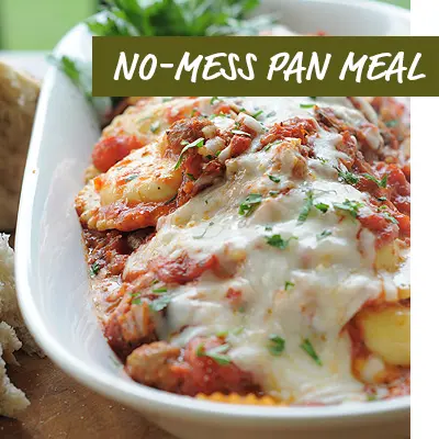 Layered Ravioli Bake