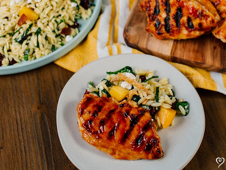 Backyard BBQ Chicken with Summer Grilled Vegetables