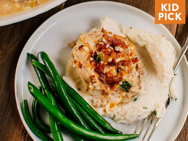 Pub Style Chicken with Mashed Potatoes