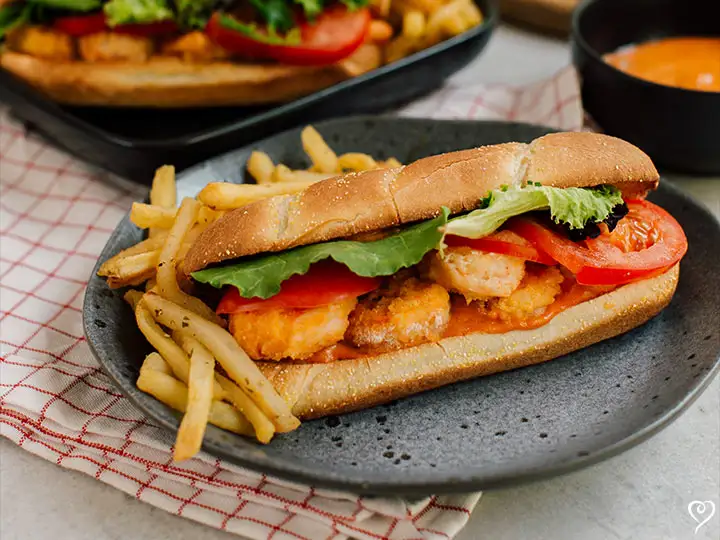 Louisiana Shrimp Po Boy Sandwiches
