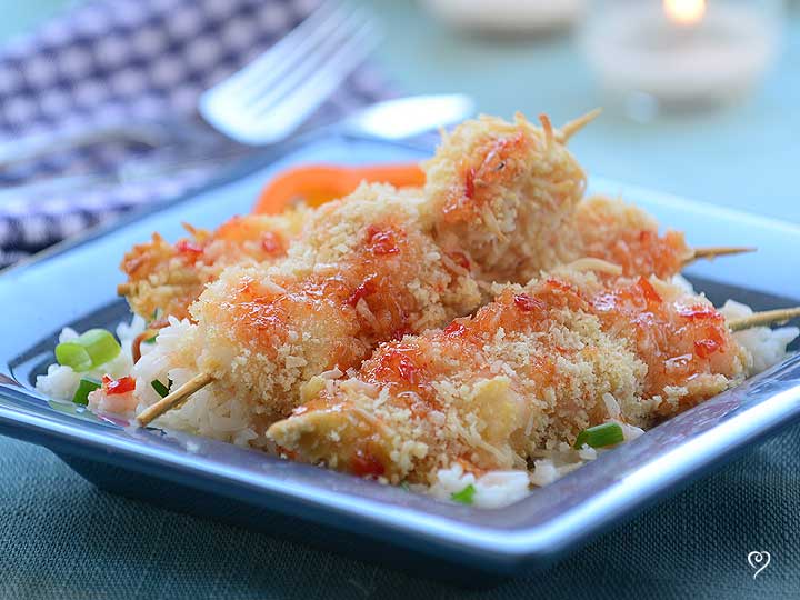 Coconut Shrimp with Tropical Chili Sauce