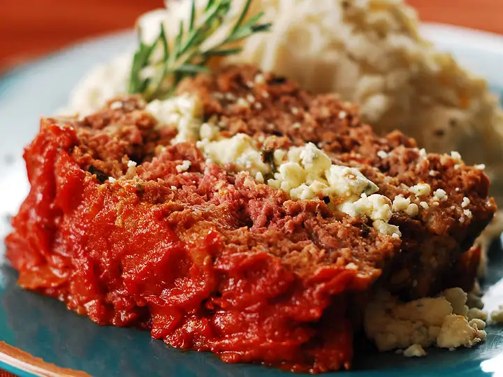 Meatloaf Milano with Oven Roasted Broccoli