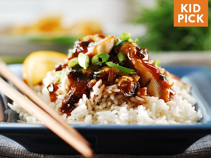 Chicken Yakitori over Jasmine Rice