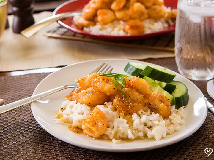 Limoncello Shrimp with Coconut Rice