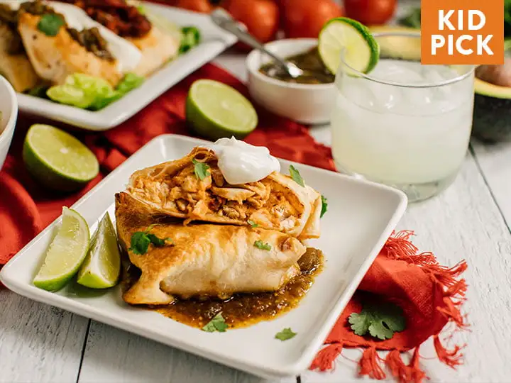 Oven Baked Chimichangas