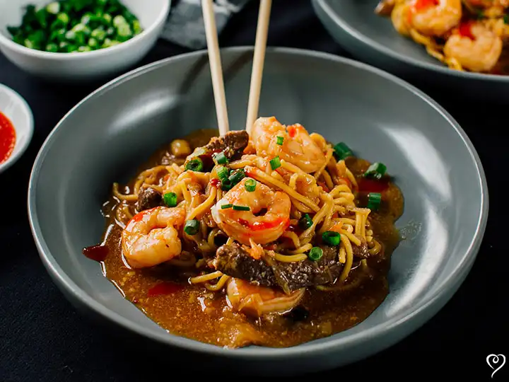 Surf and Turf Yakisoba Noodles