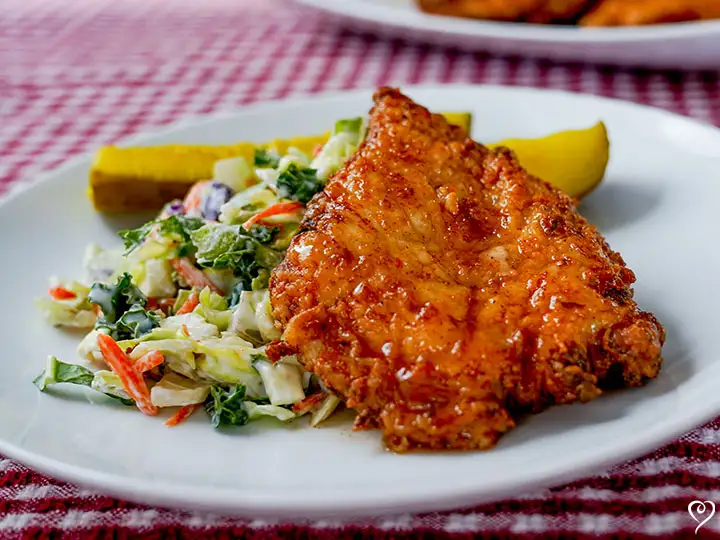 Nashville Chicken with Bacon Ranch Green Beans